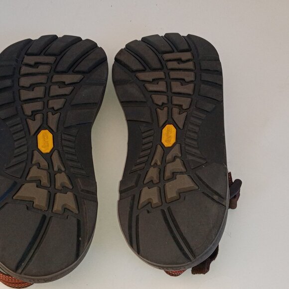 CHACO Men\'s Sz 11 Z/2 Vibram Unaweep Adjustable Strap Brown Outdoor Sandals main image 4